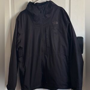 The North Face Men's fleece removable lining; size XL
